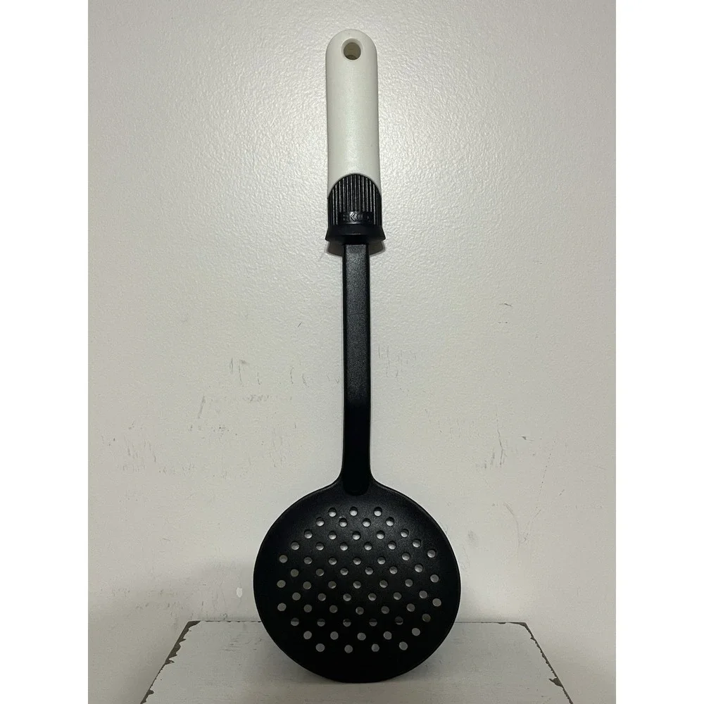 Ekco SoftWorks Skimmer‎ Spoon Silicone and Nylon Black & White